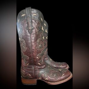 Lucchese boots like new !